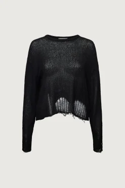 OVERSIZED DISTRESSED SWEATER