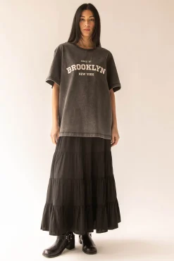 OVERSIZED GRAPHIC 'BROOKLYN' T-SHIRT