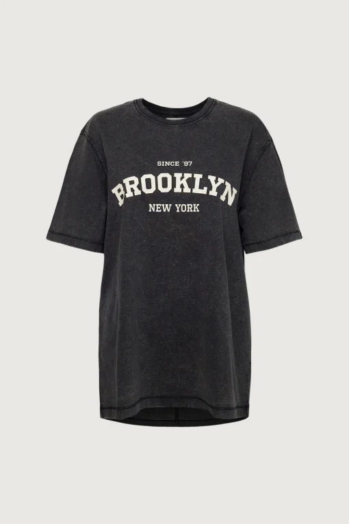 OVERSIZED GRAPHIC 'BROOKLYN' T-SHIRT