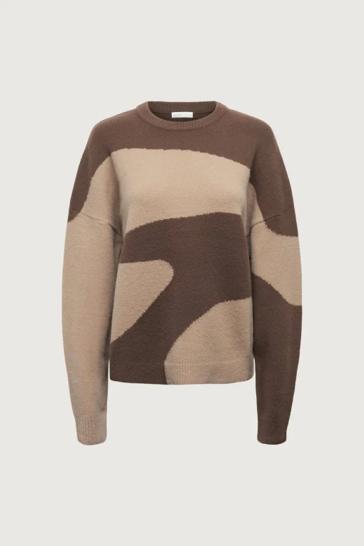 OVERSIZED INTARSIA SWEATER