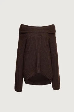 OVERSIZED SLOUCHY OFF THE SHOULDER SWEATER