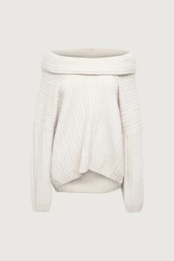 OVERSIZED SLOUCHY OFF THE SHOULDER SWEATER
