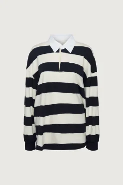 OVERSIZED STRIPED RUGBY SHIRT
