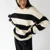 OVERSIZED STRIPED SWEATER