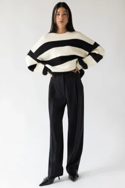 OVERSIZED STRIPED SWEATER
