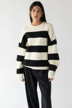 OVERSIZED STRIPED SWEATER