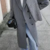 OVERSIZED WOOL-BLEND COAT
