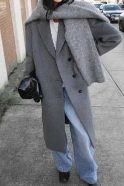 OVERSIZED WOOL-BLEND COAT