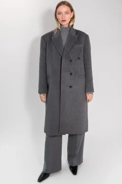 OVERSIZED WOOL-BLEND COAT