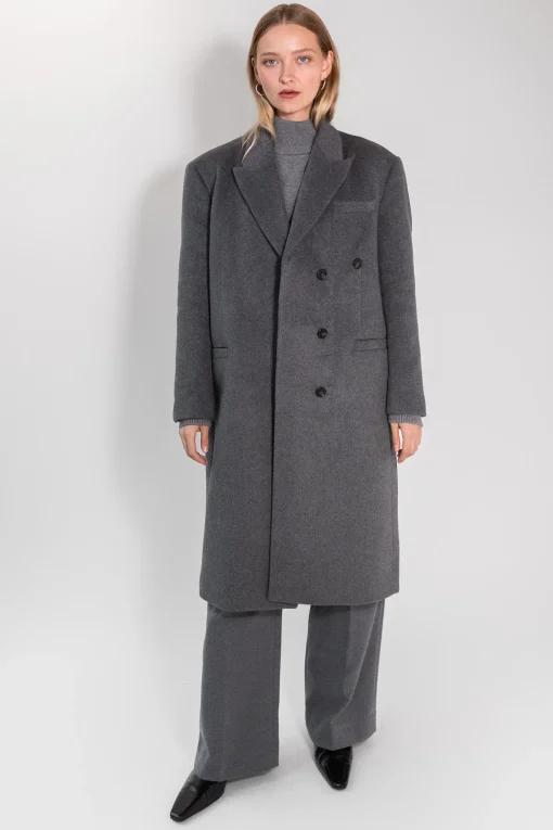 OVERSIZED WOOL-BLEND COAT