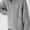 OVERSIZED ZIP-UP CARDIGAN