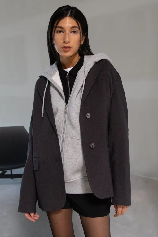 OVERSIZED ZIP-UP HOODIE