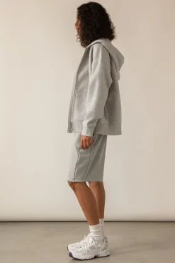 OVERSIZED ZIP-UP HOODIE
