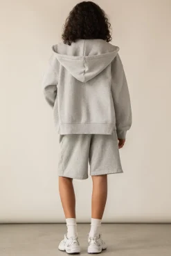 OVERSIZED ZIP-UP HOODIE