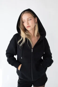 OVERSIZED ZIP-UP HOODIE