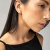 PEARL AND BAR EARRING