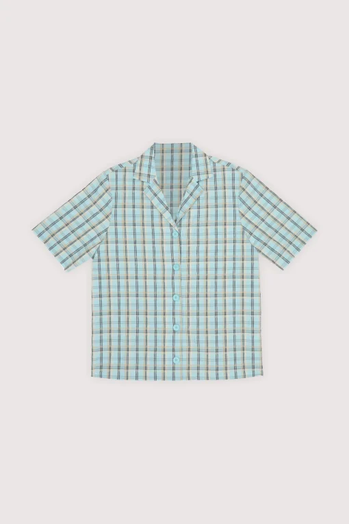 PLAID SHORT SLEEVE SHIRT