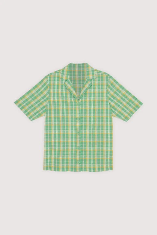 PLAID SHORT SLEEVE SHIRT