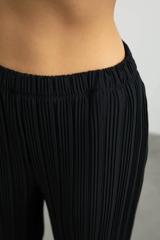 PLEATED ELASTIC WAIST PANT