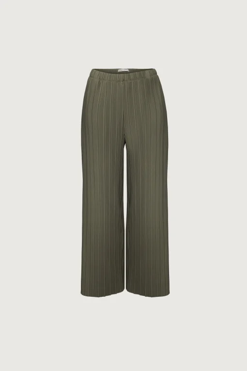 PLEATED ELASTIC WAIST PANT