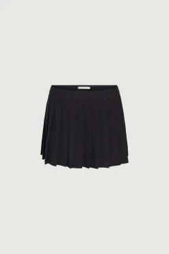 PLEATED SUITING MINI SKIRT