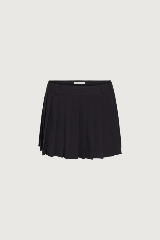PLEATED SUITING MINI SKIRT
