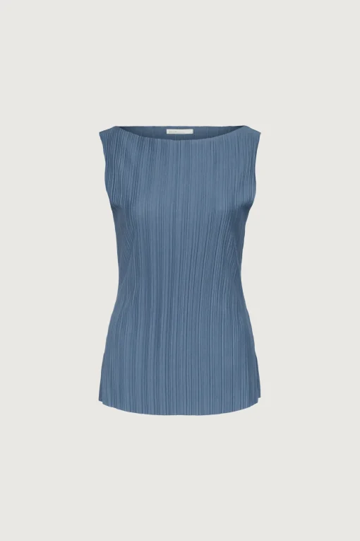PLEATED TANK TOP
