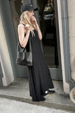 PLEATED TUBE DRESS