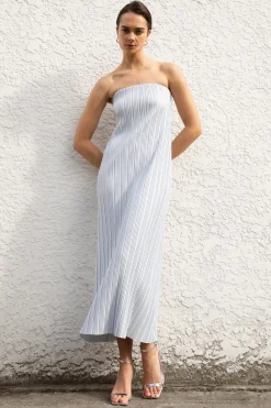 PLEATED TUBE DRESS