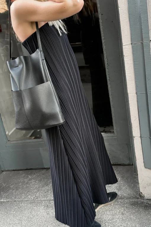 PLEATED TUBE DRESS