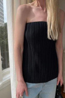 PLEATED TUBE TOP