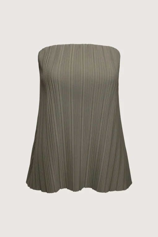 PLEATED TUBE TOP