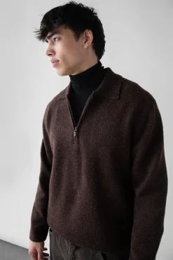 POLO HALF ZIP SWEATER