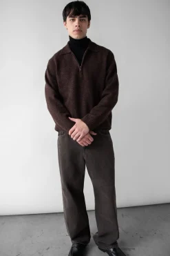 POLO HALF ZIP SWEATER