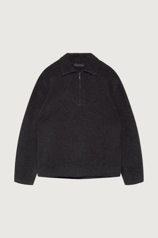 POLO HALF ZIP SWEATER