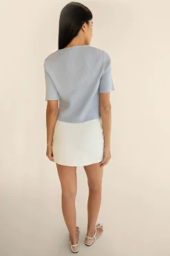 PONTE KNIT MINI SKIRT