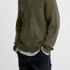 QUARTER ZIP SWEATER