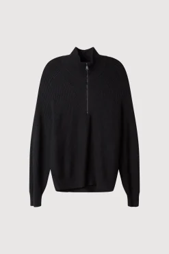QUARTER ZIP SWEATER