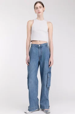 RACERBACK CROPPED TANK