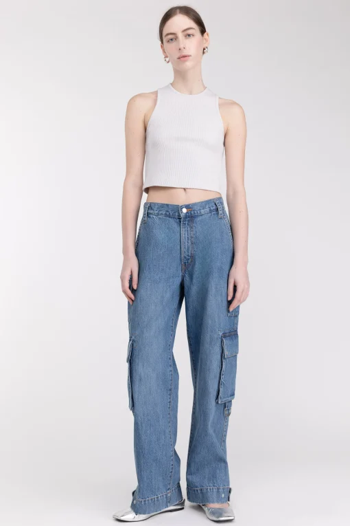 RACERBACK CROPPED TANK
