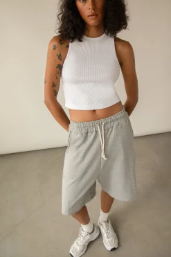 RACERBACK CROPPED TANK