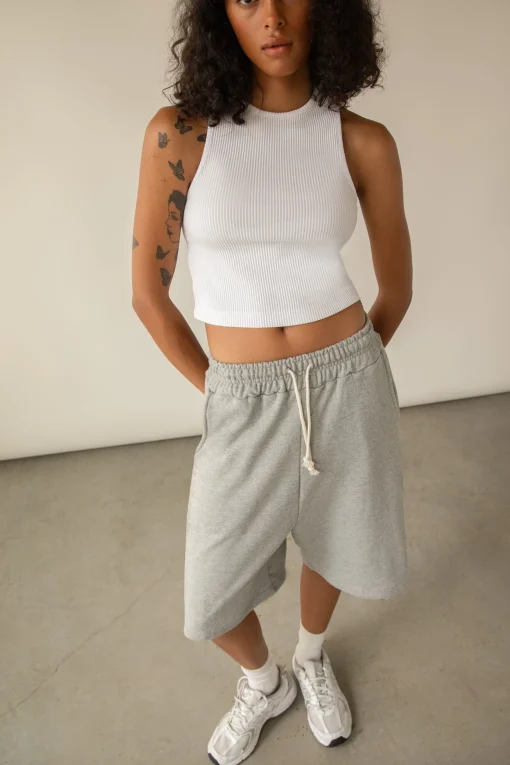 RACERBACK CROPPED TANK