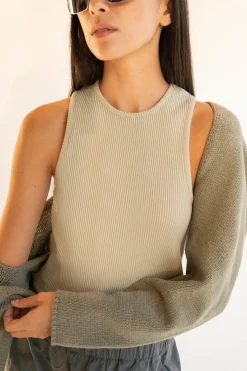 RACERBACK CROPPED TANK