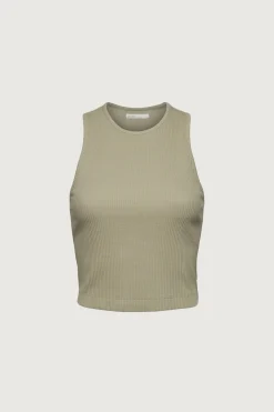 RACERBACK CROPPED TANK
