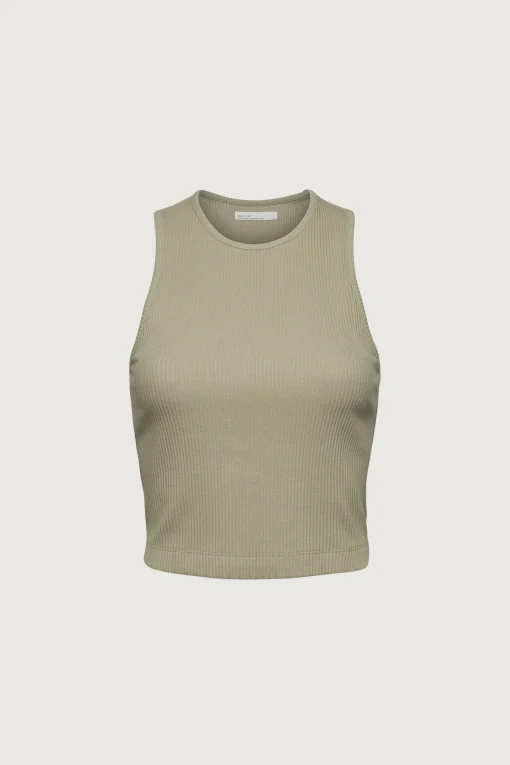 RACERBACK CROPPED TANK