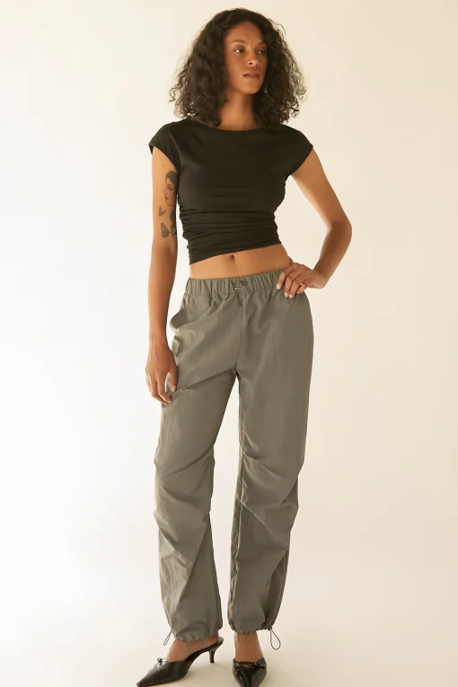 RECYCLED NYLON PARACHUTE PANT