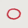 RED BEADED BRACELET