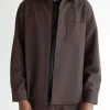 RELAXED FIT COLLARED SHIRT