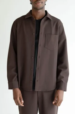 RELAXED FIT COLLARED SHIRT