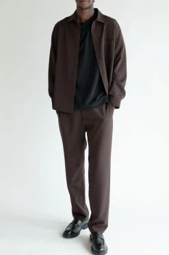 RELAXED FIT COLLARED SHIRT